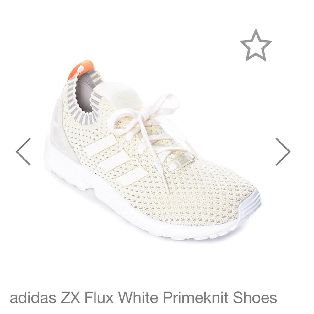NWT ⚡️✨ Adidas ZX White Flux Primeknit Tennis